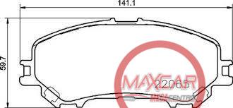 PASTILLA FRENO HIGH POWER D1737 NISSAN QASHQAI 2015- - PCD1737