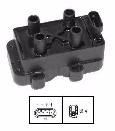 BOBINA ENCENDIDO CAR 28050 LOGAN-BE28050