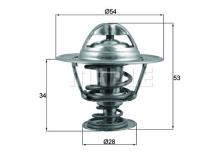 TERMOSTATO 88° HMC 25510-4A700 HY H1 08- H100 TRUCK 93-97-TH4A700