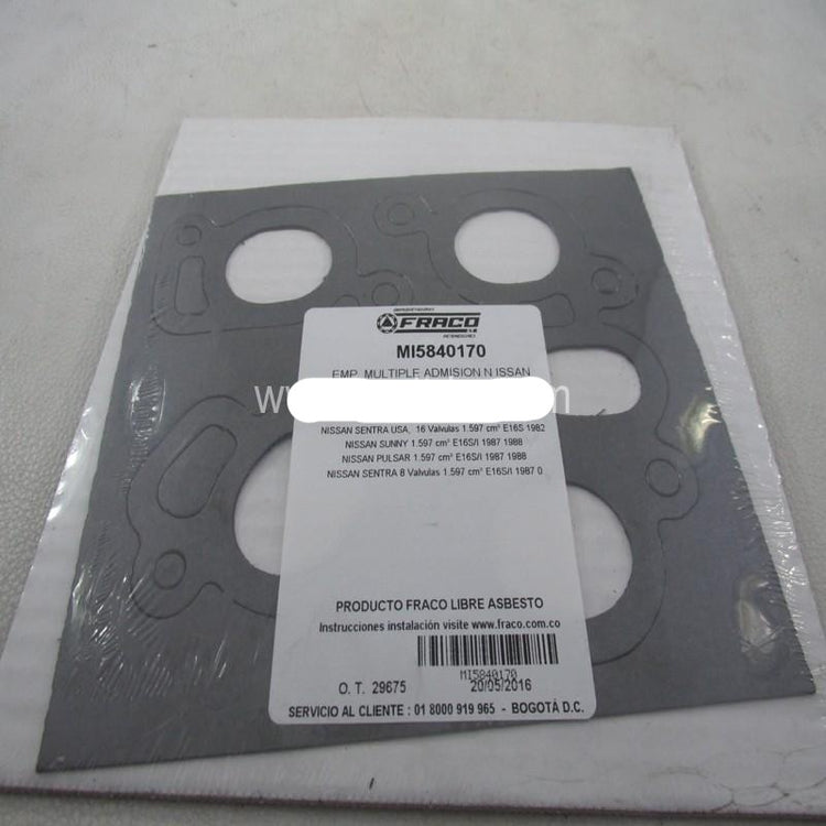 EMPAQUE MULTIPLE ADMISION SENTRA 1600 5840170-EMA0170