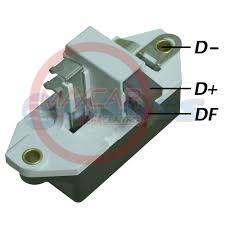 REG.GA027 REGULADOR ALTERNADOR GAUSS BARQUITO LUV 2.3 FIAT UNO 12V 55A