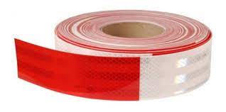 CINTA REFLECTIVA 3M 5X50 (BLANCO/ROJO) (ROLLO) SG5 REFORZADA RAE069 - FG001