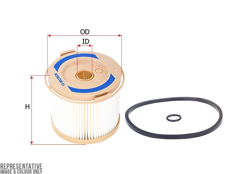FILTRO COMBUSTIBLE SAKURA SF1911-10/2010TM ELEMENTO TURBINA RACOR-FSF1911-10