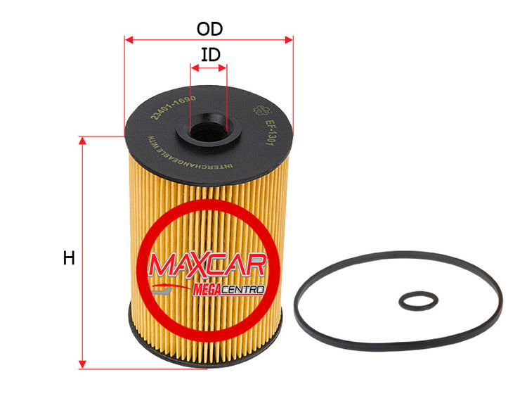 F.EF1301 FILTRO COMBUSTIBLE SHOGUN/SAKURA HINO 700 ( 23304-EV110)