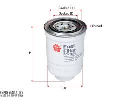 FILTRO COMBUSTIBLE SHOGUN/SAKURA FC1803 FRONTIER/URBAN/NAVARA/MZ BT50 (FC190)-FFC1803