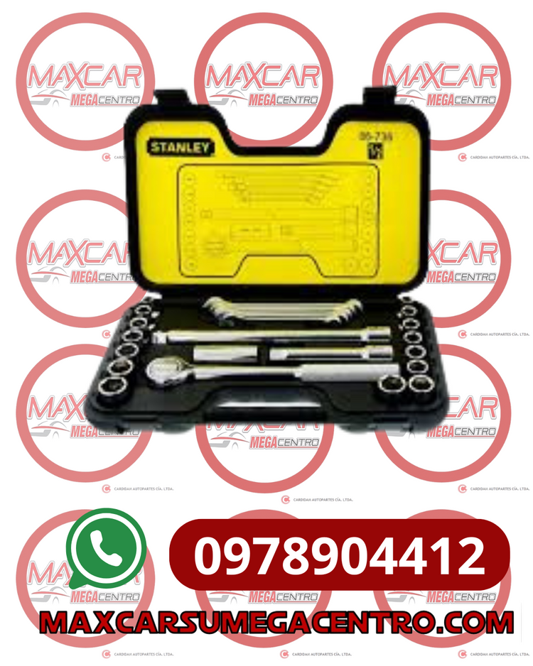 H.9786736 JUEGO LLAVES Y DADOS STANLEY 25LLAVES Y DADOS