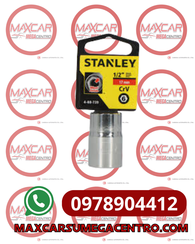 H.1/217 DADO STANLEY 1/2 17MM 6LADOS (488739)