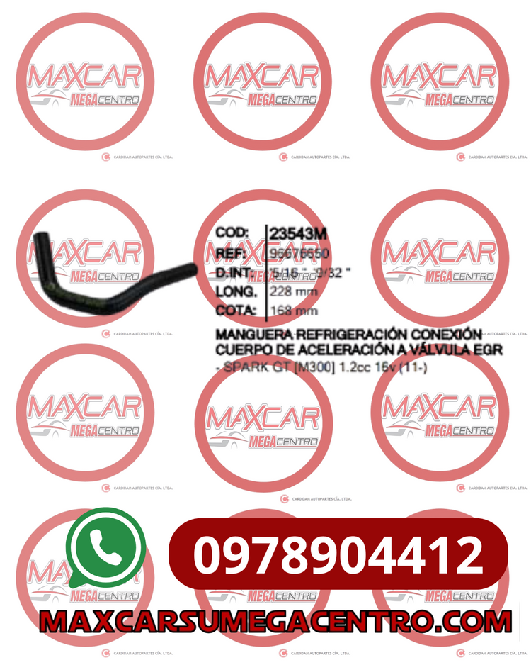 MAN.23543M MANGUERA CUERPO ACELERACION INR SPARK