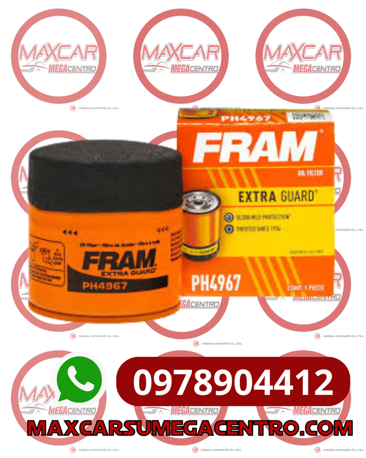 F.AO4967 FILTRO ACEITE FRAM PH4967 TOUGH GUARD 12000KM