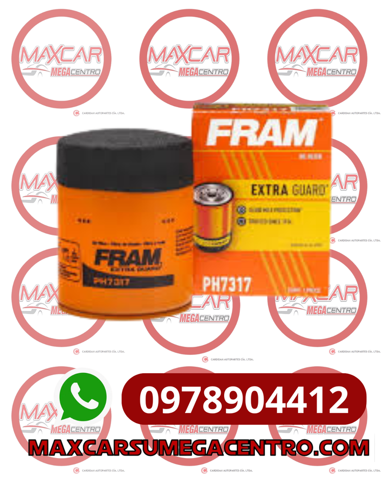 F.PH7317 FILTRO ACEITE FRAM GW C30 1.5 M4 OUTLANDER NP300 2.4 09-11 FIAT FIORINO FIRE 1.3 07-15