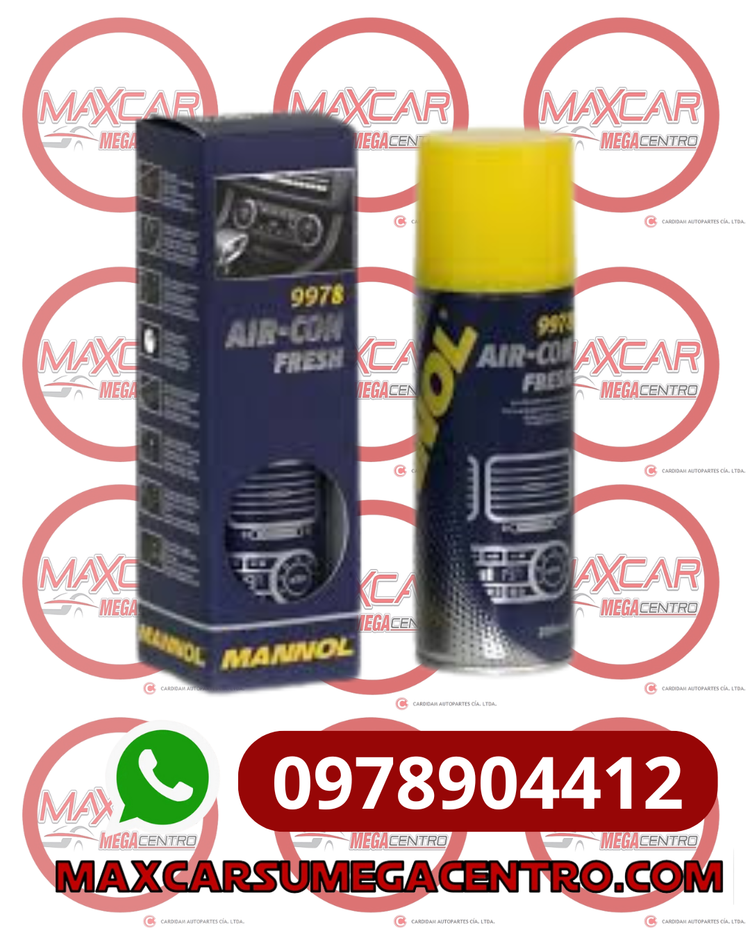 LIM.AC MANNOL LIMPIADOR SISTEMA AIRE ACONDICIONADO SPRAY 200ML 9978