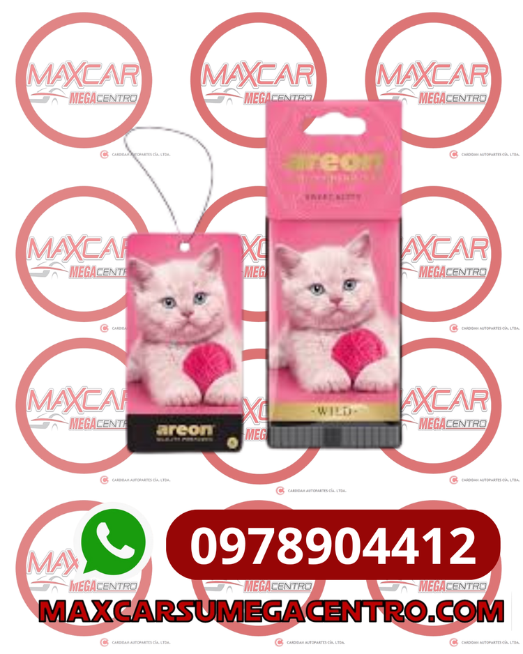 AMB.AW06 AREON WILD SWEET KITTY (GATITA ROSADA )