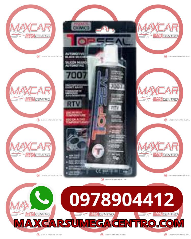 PEG.NEG SILICON TOPSEAL NEGRO OXIMICO AUTOMOTRIZ 7007 85 GR