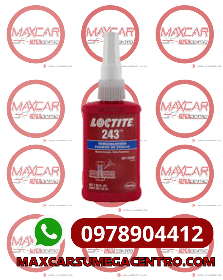 LOC.243 LOCTITE 243 FIJADOR ROSCA FUERZA MEDIA 50ML