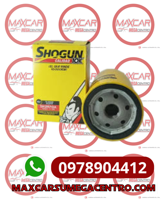F.AO2870 FILTRO ACEITE SHOGUN SH2870 VW GOLF/VIGO 10K