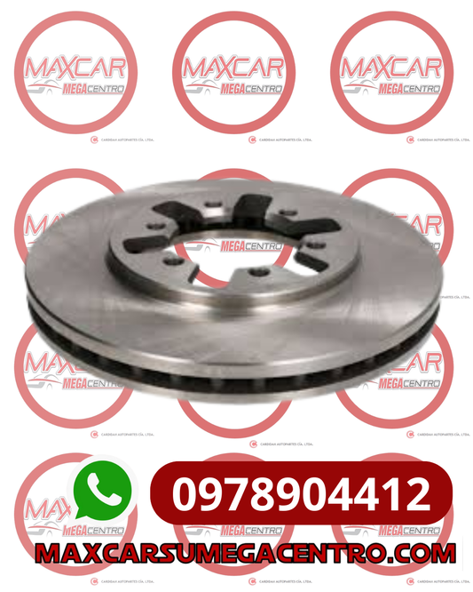 DF.40206-2S400 DISCO FRENO DEL MGT FRONTIER D22 2.4 KA24DE 98-05 RICH 6 4X2 (VENTILADO) (260X26) 6H