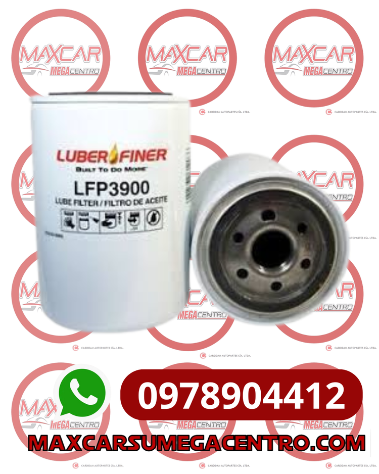 F.AO3900 FILTRO ACEITE FLEETGUARD LF3345 CUMMINS CASE (LFP3900)(1"-16) (BT427)