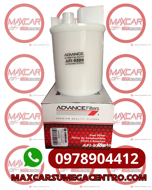 F.AFI9308 FILTRO COMBUSTIBLE ADVANCE I10 GRAND I10 ELANTRA CERATO FORTE (SUMERGIBLE) (MF74334 31910-2H000)