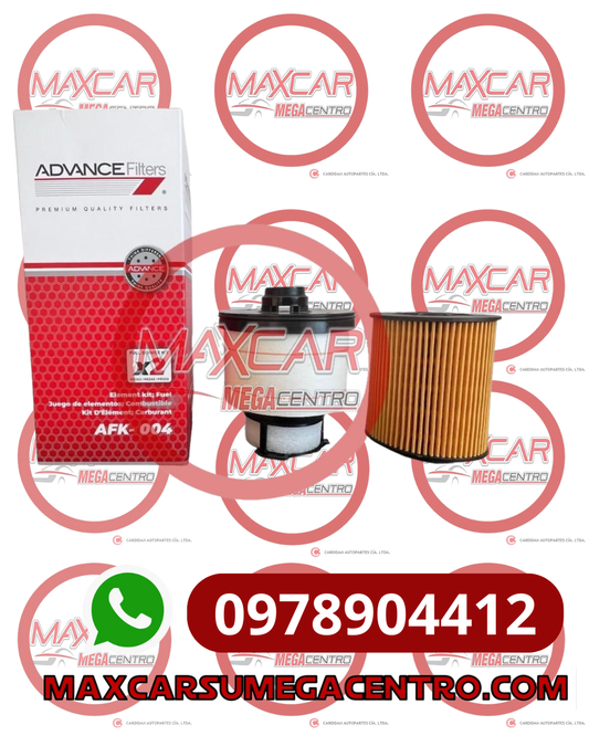 F.AFK004 FILTRO COMBUSTIBLE ADVANCE HINO SERIE 300 2022 DUTRO CITY 514 DUTRO 616 DUTRO 716 DUTRO 816 (AFE068+AFE069)