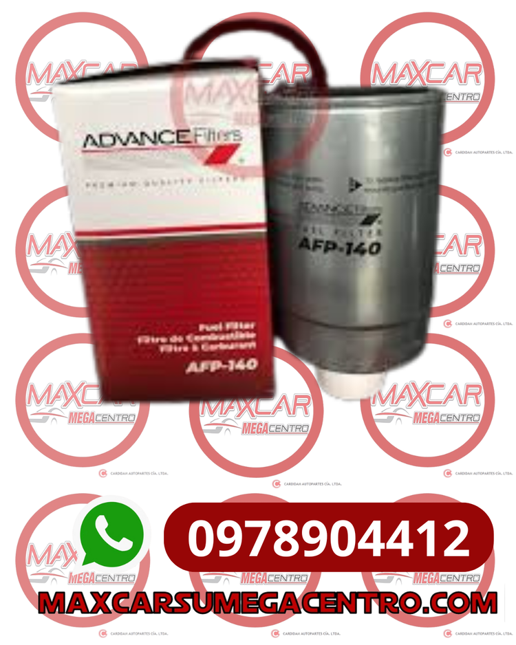 F.AFP140 FILTRO COMBUSTIBLE ADVANCE JAC T6 DIESEL SORENTO MAHINDRA DIESEL AFP179