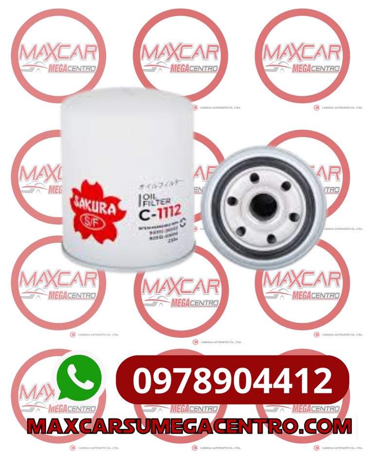 F.AO5123 FILTRO ACEITE SAKURA C1112 TOYOTA/DAIHATSU M24