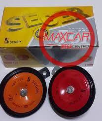 PITO SEGER DISCO 12V 2PZ ALTO/BAJO ROJO/NARANJA (618.13) - PS61813