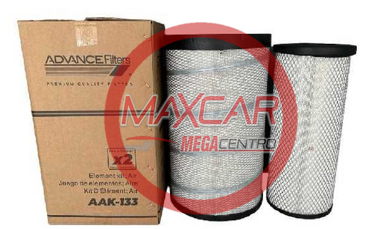 FILTRO AIRE ADVANCE AAK133 FAW JH6 4250 11596 CC HP460 (AA26433-AA26434) - FAAK133