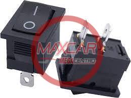 SWITCH MINI ROCKER I/O UNIVERSAL 2P 1T 12V/10A SPST NEGRO 607.100 - SW607100