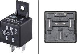 RELAY HELLA 24V 5P. 10/20AMP. CON RESISTENCIA (933332701) - RH2701