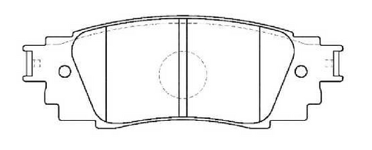 PASTILLA FRENO POS DAICHI D1879-9107 TOY RAV 4 2.0 20-23 - PDC1879