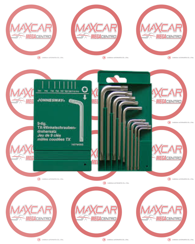 JUEGO DE LLAVES TORX CON PIN  (9 PIEZAS) JONNESWAY - 34080H08MTP09S