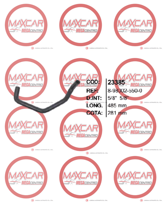 MANGUERA CALEFACCION ENTRADA INR 23385 DMAX 2.4 C24SE (8980025500) - M23385