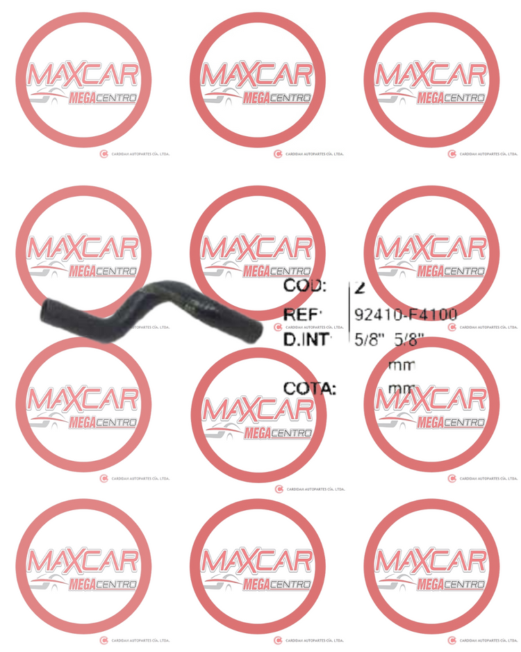 MANGUERA CALEFACCION ENT 2 INR 29442  SENTRA B13 (92410-F4100) - M29442