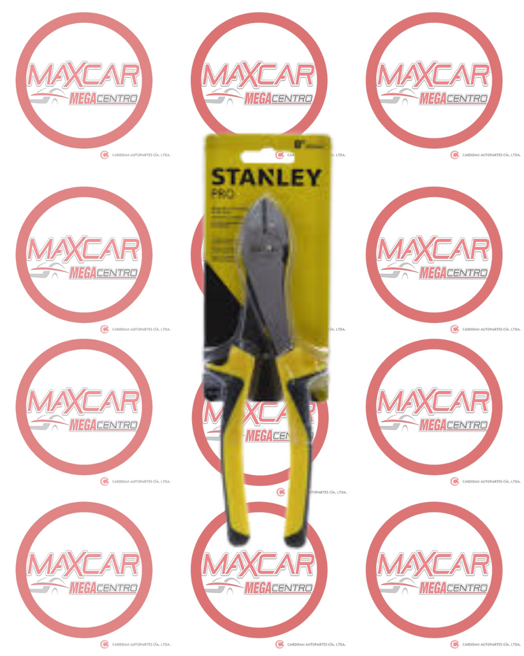 H.84054 ALICATE STANLEY CORTE DIAGONAL 6 PRO MANGO AISLADO  - AS84054