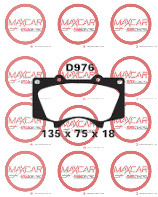 PF.D976 PASTILLA FRENO AKEBONO TOY FORTUNER 3.0 4.0 07-09 HILUX 2.7 3.0 JAC T8 PRO 2.0 20-23 T6 DEL - PAK976