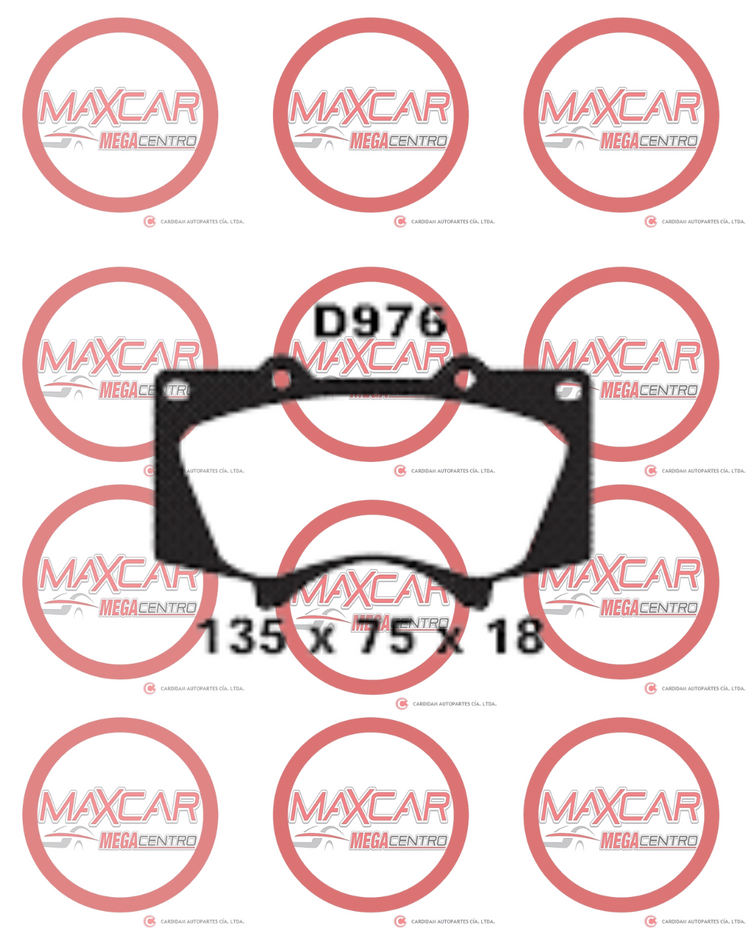 PF.D976 PASTILLA FRENO AKEBONO TOY FORTUNER 3.0 4.0 07-09 HILUX 2.7 3.0 JAC T8 PRO 2.0 20-23 T6 DEL - PAK976