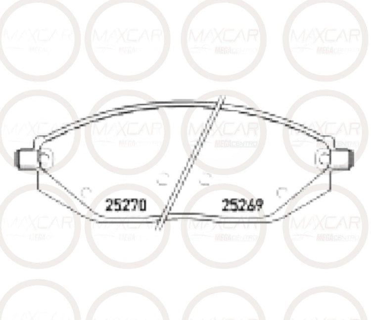 PF.D1590 PASTILLA FRENO DAICHI SPARK GT 19- BEAT  - PDC1590