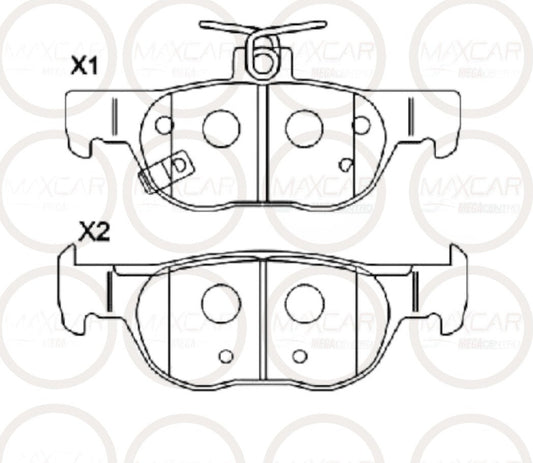 PASTILLA FRENO POS DAICHI 9459-D2219 MAZDA CX30 19-24  - PDC2219