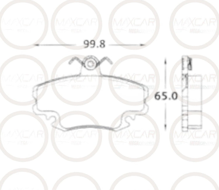 PF.D1146 PASTILLA FRENO HIGH POWER LOGAN/CLIO 05/MEGANE (HPBPA0035)