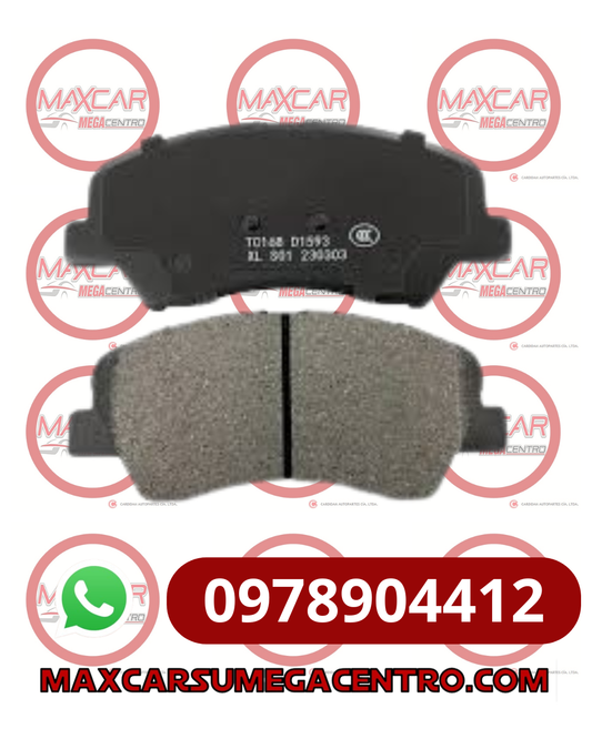 PF.D1593 PASTILLA FRENO BOSCH ACCENT (TIBURON) 1.6 12-18 RIO R 1.4 1.5 12-17 SOLUTO 1.4 17-23 CERAMICA (F03B075860)