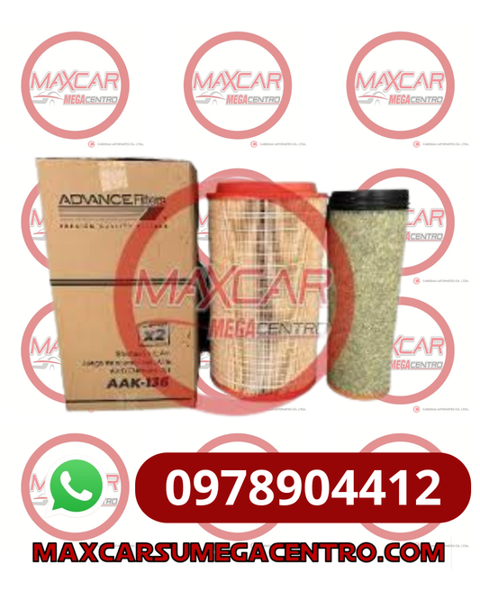 F.AAK136 FILTRO AIRE ADVANCE SINOTRUK SERIE C7H 1245 20TON (AA27049 - AA1813)