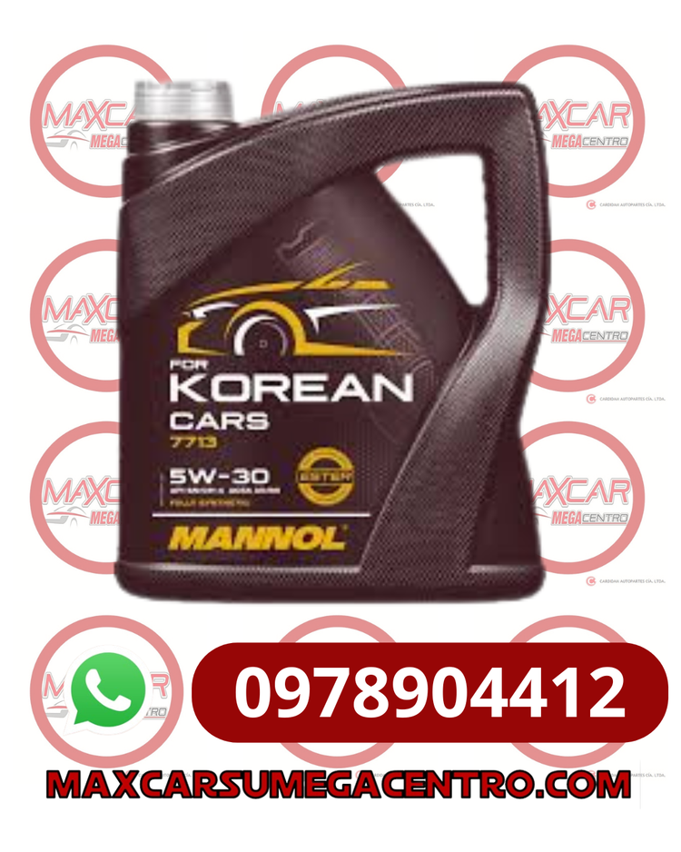 L.5W30 MANNOL KOREAN CARS HYUNDAI KIA O.E.M GALON 5W30 4/1 7713