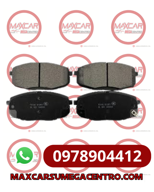 PF.D1397 PASTILLA FRENO DAICHI TUCSON IX 4X2/CARENS II/H i30/SPORTAGE R/CERATO FORTE (HPBPA0034)