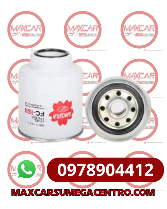 F.FC1511 FILTRO COMBUSTIBLE SAKURA DMAX DIESEL (TRAMPA AGUA)