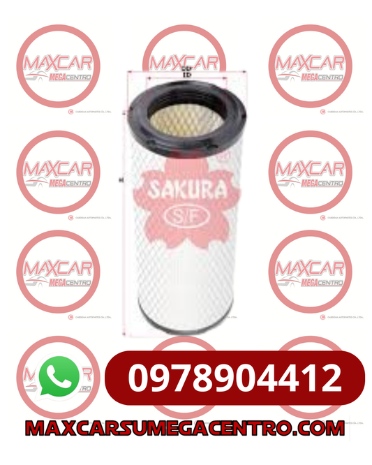 F.A8505 FILTRO AIRE SAKURA EXT KUBOTA R420 (ARS6333 AF25553 LAF8143)