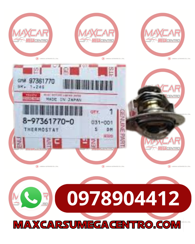 TER.8973617700 TERMOSTATO ISUZU DMAX 2.5 3.0 05-13 NHR 2.8 4JB1 82°