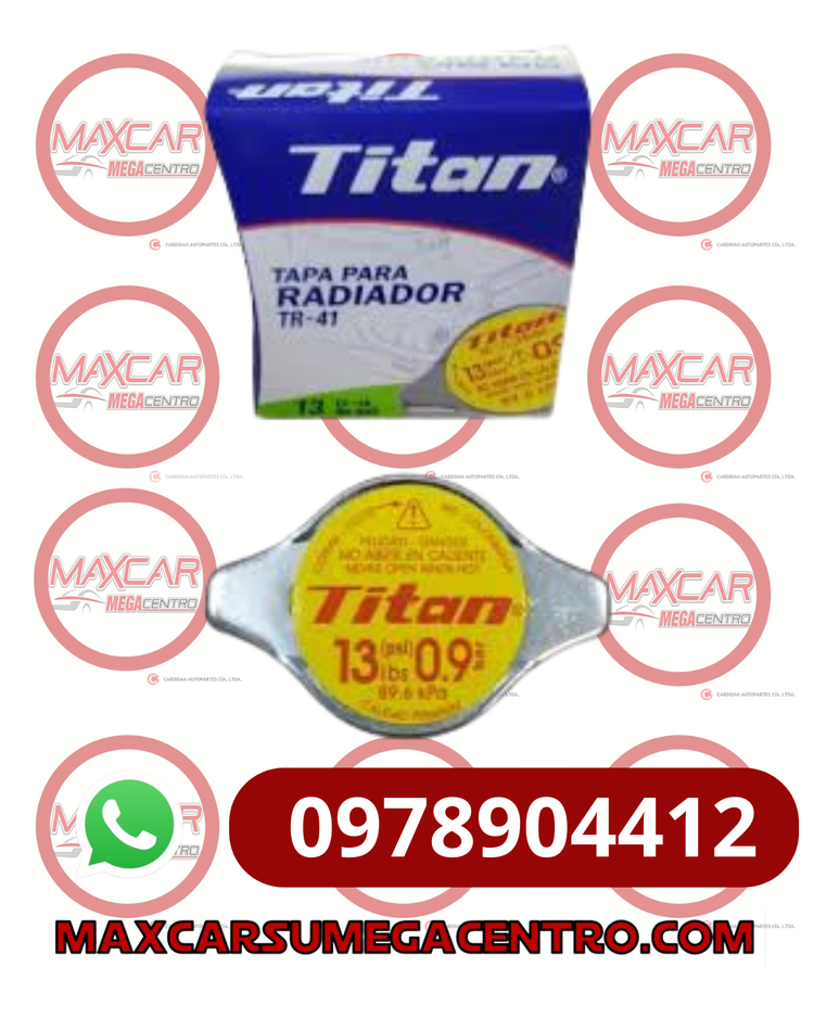 TAP.TR41 TAPA RADIADOR TITAN 13LBS ESP