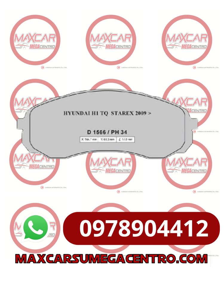 PF.D8514 PASTILLA FRENO HIGH POWER HYUNDAI H1 TQ (HPBPA0057)