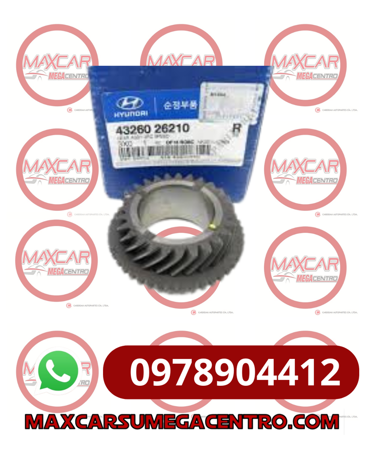 PIÑ.43260-26210 PIÑON CAJA CAMBIOS MOBIS RIO R 12- 1.4 RIO LX MEX (27D 3RA 4326026210)