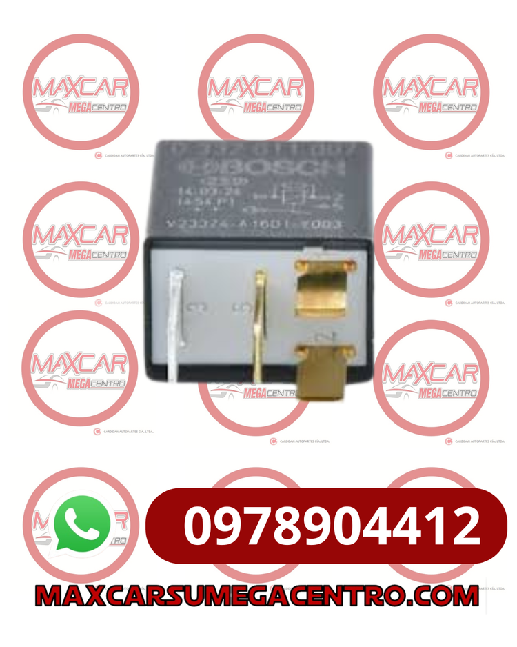 REL.0332011007 MICRORELAY BOSCH 12V 30A 4PATAS